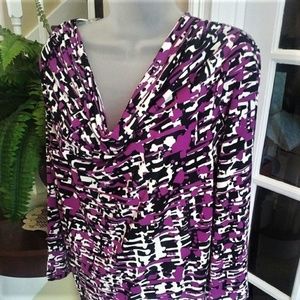 Peter Nygard Tunic Blouse Like New L XL